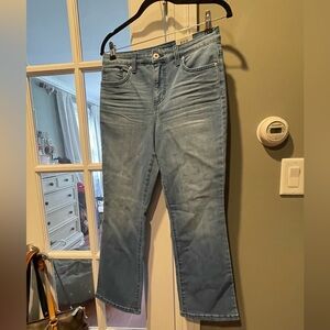 New w tag- Style & Co straight crop jeans. Size 4